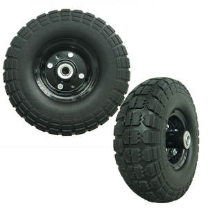 جديد العلامة التجارية الرئيسية 10 بوصة كرسي متحرك لوح التزلج قطع غيار بو رغوة مسطحة خالية الإطارات عجلات محرك - Product Image 5