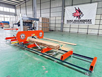 Scierie Mobile Rima RS31 Double Coupe Entièrement Automatique, Scie à Ruban Portative Économique avec Moteur Électrique Puissant