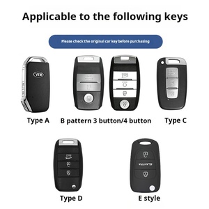<span class=keywords><strong>Funda</strong></span> para Llave de Coche para Kia K3, Soporte para Llave K2 Smart Run, K5 Yi Run, Kx3, HVAC Premium, Sorento - Product Image 2