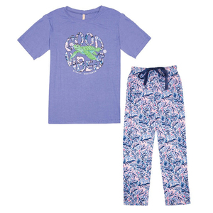 Ensemble <span class=keywords><strong>pyjama</strong></span> pour femme en tricot doux à imprimé <span class=keywords><strong>animal</strong></span> élégant, 2 pièces, haut et bas, <span class=keywords><strong>pyjama</strong></span>, fabrication en usine - Product Image 6
