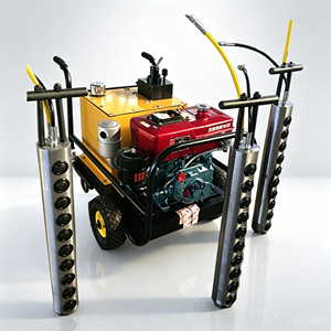 Machine professionnelle de brisage de roches, fendeuse de roches diesel, fendeuse de roches hydraulique - Product Image 3