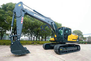 Hyundai HX220 Excavatrice sur chenilles d'occasion 22 tonnes Bonne condition Hyundai Construction Machinery 225LC 305-9t 385LC à vendre Moteur - Product Image 3