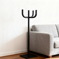 Nouveau design Mini cintre autoportant Mini porte-manteau incurvé pour salon chambre bureau