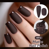 LILYCUTE 7ml Vernis à ongles mat à finition mate, couleur intense, séchage rapide à l'air, longue tenue, marque privée, haute saturation