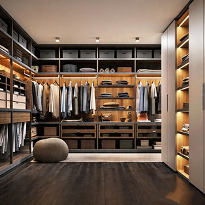 <span class=keywords><strong>Armadio</strong></span> <span class=keywords><strong>Cabina</strong></span> in Legno Scuro con Cassetti e Porta <span class=keywords><strong>Scarpe</strong></span>, Vendita Diretta dalla Fabbrica, Mobile per Camera da Letto e Spogliatoio, Arredamento Casa - Product Image 4