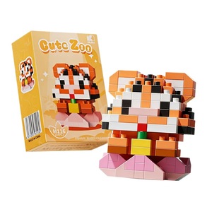 Bloques de Construcción de Partículas Pequeñas Compatibles con Estilo Internacional, Figuras de Dibujos Animados, Juguetes Educativos de Ensamblaje, Modelo de Plástico ABS - Product Image 5