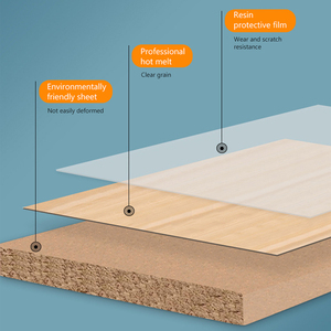 Muebles de oficina modernos Escritorio de oficina de madera de gama alta en forma de L jefe ejecutivo gerente Escritorio de oficina - Product Image 5