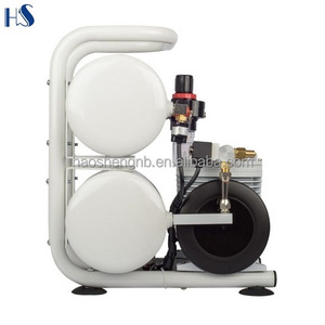 Популярный безмасляный компрессор HSENG AS06T 1/4 л.с. с ресивером 8 л и фильтром для временных татуировок, аэрографов и пневмоинструментов - Product Image 5