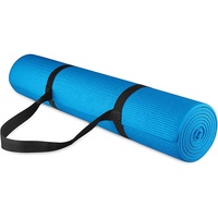 Tapete de Yoga Extra Grueso Antidesgarro, Multiusos, de Alta Densidad de 1/4 de Pulgada, con Correa de Transporte
