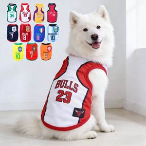 कुत्ता बनियान ग्रीष्मकालीन आरामदायक टी शर्ट लेकर्स कुत्ते की शर्ट ciseta भविष्यbol पेरो मुद्रित क्लासिक पालतू वस्त्र - Product Image 2