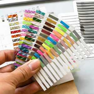 300 Sheets Assorted Styles (Solid/Gradient/Patterned) <b>Sticky</b> Index Tabs Self-Adhesive Page Markers Memo Pads for - Product Image 4