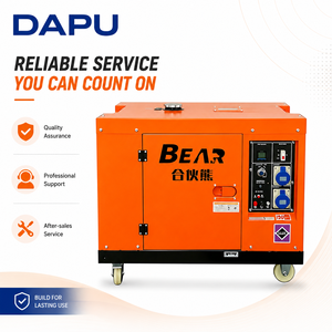 Soundproof Portable Wheeled Heavy Duty High Performance 8kW 15L Key Start <b>Generator</b> <b>for</b> <b>Home</b> Emergency Backup - Product Image 1