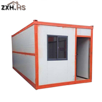 Maison Pliable Conteneurisée 20ft 40ft 2 3 Chambres Salle de Bain Préfabriquée Pliante Cadre Acier Solaire OEM