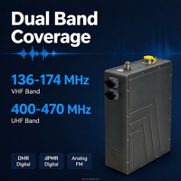 Système de gestion des fréquences radio portables durable GUORESOUN PRS1000S 136-470MHz DMR DPMR NxDN WIFI LAN GPS