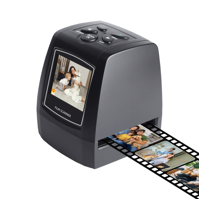 Factory Direct Sale 35mm Negative Film Scanner High Resolution 5MP Photo 2.36'' TFT Inch Screen Slide File Film Scanner