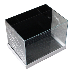 Aquarium d'eau douce carré blanc de luxe de 20 gallons, aquarium en plastique écologique, décoration de la maison pour salle à manger - Product Image 2