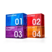 Boîte en plastique transparente en promotion avec impression UV pour café et snacks – Boîte en PVC