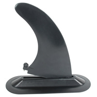 Grande planche de surf de 8 pouces avec aileron de queue fendu en PVC et vis à main Accessoires de jeu d'eau pour les surfeurs intermédiaires