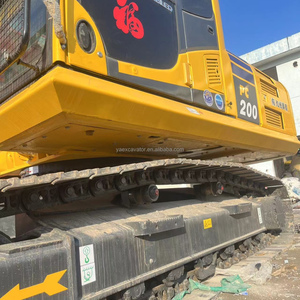 Excavatrice Komatsu PC200 d'occasion, 20 tonnes, conforme à la norme EPA Tier 4 Interim, excavatrice sur chenilles hydraulique d'occasion pour travaux de terrassement - Product Image 5