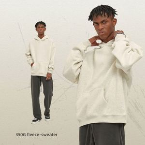 Sweat à capuche unisexe personnalisé, style oversize, automne-hiver, nouveau sweat à capuche pour homme, sweat-shirts de haute qualité, sweats à capuche unis - Product Image 2