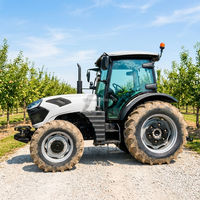 Tracteur agricole Ruijie 50HP 70HP 4x4 prêt à être expédié avec transmission par engrenages, garantie 1 an, livraison rapide et service après-vente