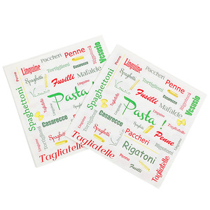 Serviettes imprimées, colorées, fraîches, à motifs de dessins animés, artistiques, avec alphabet anglais, et phrases créatives, mouchoirs jetables en gros - Product Image 5