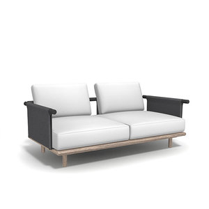 Ensemble de salon de jardin modulable moderne en aluminium et rotin pour terrasse, patio, cour et appartement - Product Image 3