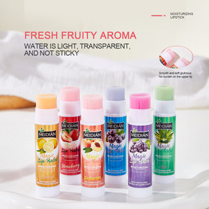 MEIDIAN 6 pièces Fruit Cute Lip Balm Baume à <span class=keywords><strong>l</strong></span>èvres hydratant aromatisé dans une boîte Vente en gros Autres produits de beauté et de soins personnels - Product Image 2