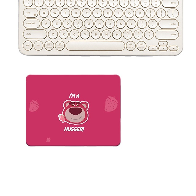 Cute Cartoon Square Mouse Pad with Wrist Rest Small Keyboard Desk Mat Heat Transfer Advertising Gift Mouse Pad