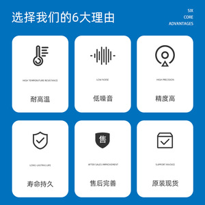 Roulements à billes à gorge profonde mécaniques à bride en F résistants aux chocs F16004 F6200 VS1 de la série F6000 - Product Image 1