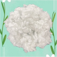 Fibre discontinue de polyester Hanbang 7D 64mm, creuse, conjuguée, non siliconée, haute blancheur, anti-boulochage, antistatique, recyclable