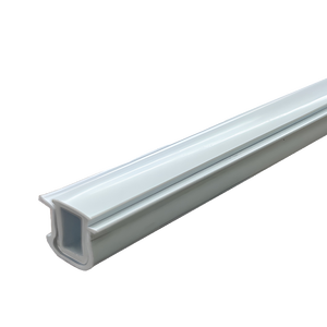 Systèmes d'écrêtage de film pour <span class=keywords><strong>serre</strong></span> Système d'écrêtage unique pour la fixation de film et de tissu Base en aluminium + casier en PVC/clip <span class=keywords><strong>Richel</strong></span> - Product Image 3