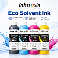 Proveedor de Tinta Eco Solvente de Marca Privada OEM, 1L CMYK para Impresión de Pancartas de Vinilo Epson I3200 XP600, Suministro de Fábrica
