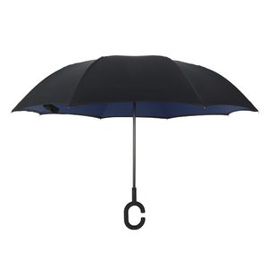 <span class=keywords><strong>Parapluie</strong></span> <span class=keywords><strong>inversé</strong></span> de 49/56 pouces, grand <span class=keywords><strong>parapluie</strong></span> à double auvent, ventilé, coupe-vent, imperméable, avec poignée en forme de C - Product Image 3