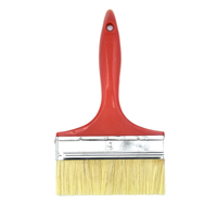 Lot de pinceaux de peinture DIY 2025 en gros, OEM, à poils synthétiques en plastique et bois, pour revêtement mural, poils en mousse, 44-56mm, polyester