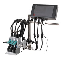 Imprimante jet d'encre automatique personnalisée et machine de codage laser UV pour l'impression de la date de production sur ligne de convoyeur d'œufs à vitesse variable