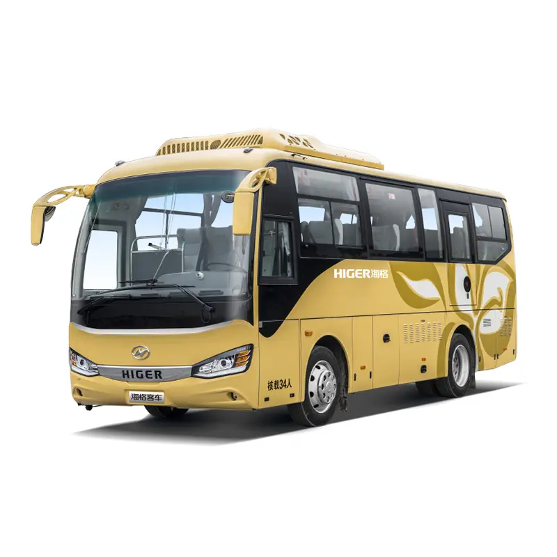 Autobús de turismo urbano usado de 34 asientos, autobús de pasajeros de lujo, autocares usados a la venta