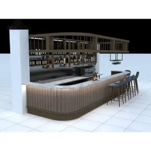 Pioneer 3D Milk Tea Shop Counter Fruit Juice Bubble Tea Shop Design ,Coffee Shop Interior Furniture