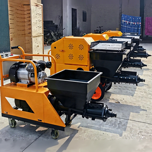 Máquina de Pulverización de Mortero SFJX, Tolva de 100L, Color Amarillo, Alta Eficiencia, Uso en Construcción - Product Image 1