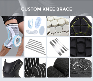 <span class=keywords><strong>Genouillère</strong></span> de compression <span class=keywords><strong>articulée</strong></span> en néoprène avec logo personnalisé pour le soutien des ligaments, du PCL et le soulagement de l'arthrose - Product Image 5