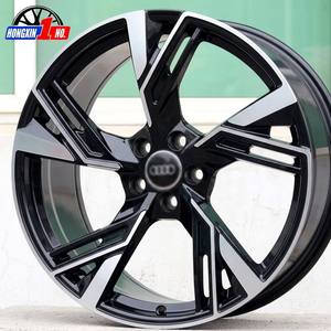 Cerchi in Lega Forgiati HONGXIN NO.1 Bicolore Nero Lucido a 5 Razze con PCD 5x139.7 e ET -<span class=keywords><strong>30</strong></span> per Auto Sportive Audi - Product Image 2