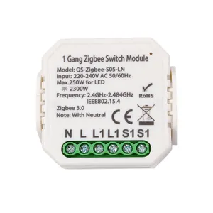 Intelligent Home OEM Smart ON-OFF Relay Tuya zigbee 1 gang switch moduli interruttore della luce