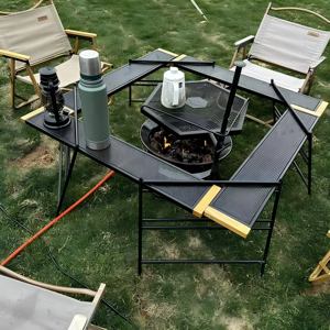Brasero de Hierro Metálico Simple para Acampar al Aire Libre, Parrilla Portátil para Barbacoa, Fogón, Rejilla para Cocinar, Ecológico y Duradero - Product Image 2