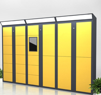 24/7 Casier à bagages intelligent en métal libre-service pour aéroport ou gare