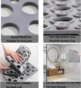 Tapis antidérapant pour douche en caoutchouc TPE écologique, modèle 2026, vente chaude - Product Image 3