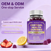 Private Label Suiker Vrij Vegan 20-in-1 Formule Cortisol Gezondheid Gummies Hormoonbalans en Ontspanning & Slaap Ondersteunende Supplement