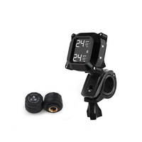 Système de surveillance de la pression des pneus TPMS pour moto avec 2 capteurs externes et écran LCD