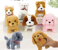 Jouet en peluche électronique interactif yeux animés contrôle du son électronique Robot pour animaux de compagnie chat chaton jouets cadeau