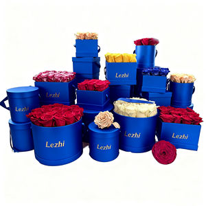 Sang trọng Hai Lớp Hoa Hồng Trá<span class=keywords><strong>i</strong></span> Tim Hộp quà tặng bao bì tùy chỉnh tô<span class=keywords><strong>i</strong></span> yêu bạn Hộp hoa vớ<span class=keywords><strong>i</strong></span> ngăn kéo - Product Image 2