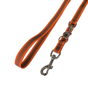 多機能調節可能なナイロンラバードッグリーシュ耐久性と堅牢性のあるドッグリードトレーニングダブルリード - Product Image 4